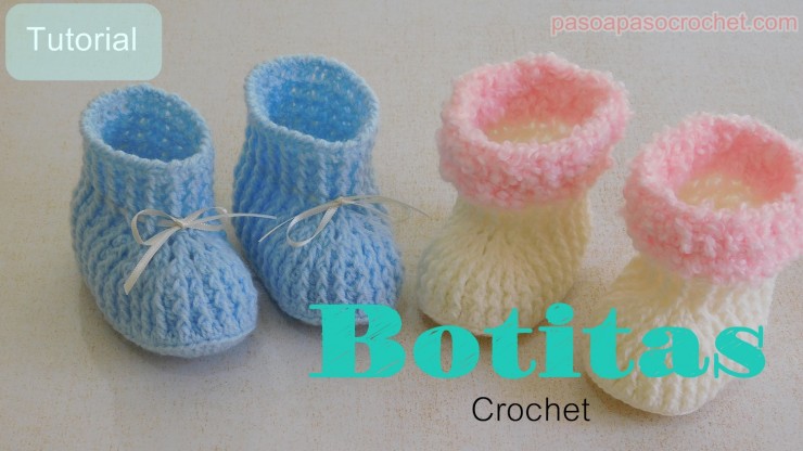 Botitas Para Bebes Paso A Paso Crochet